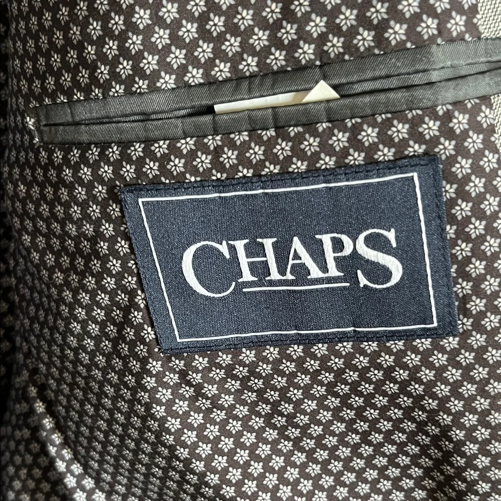 Chaps Men's Gray Blazer 48R